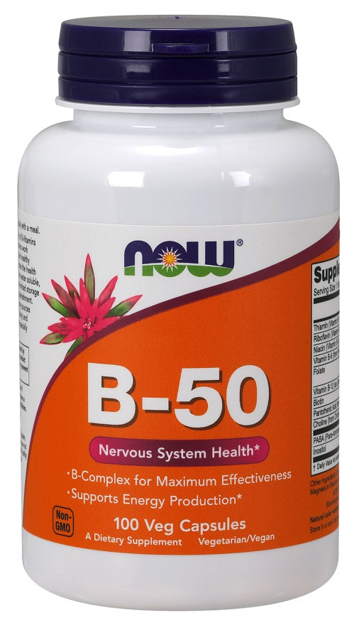 NOW Foods Vitamin B-50 100 vcaps
