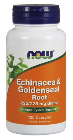 NOW Foods Echinacea & Goldenseal Root 100 caps