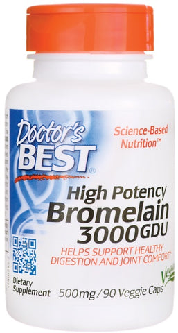 Doctor's Best High Potency Bromelain 3000 GDU 500mg 90 vcaps