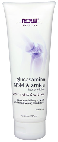 NOW Foods Glucosamine MSM & Arnica Liposome Lotion 237 ml