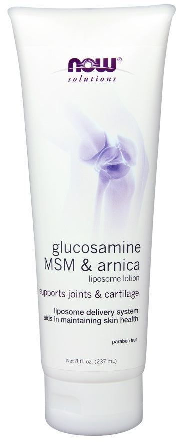 NOW Foods Glucosamine MSM & Arnica Liposome Lotion 237 ml