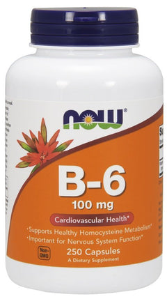 NOW Foods Vitamin B-6 100mg 250 caps