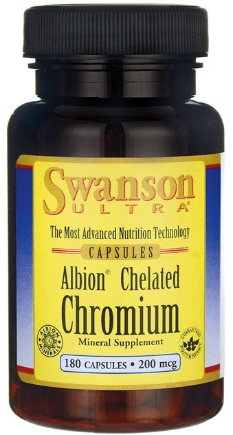 Swanson Albion Chelated Chromium 200mcg 180 caps