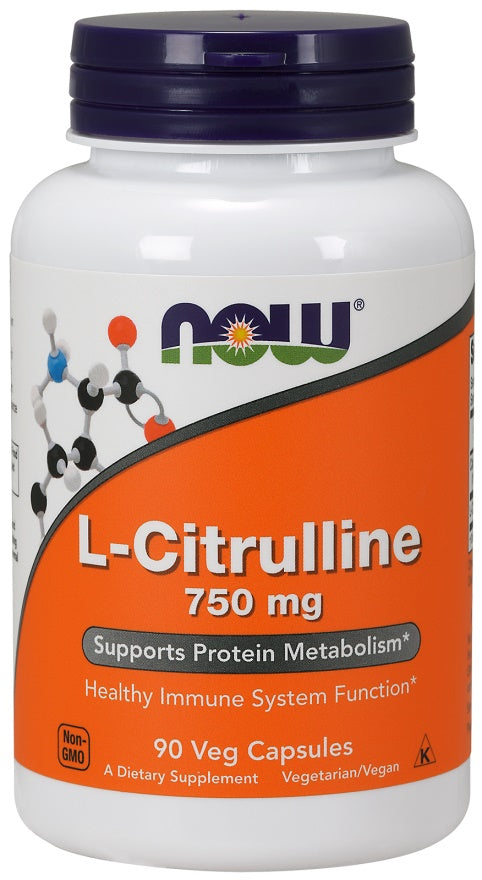 NOW Foods L-Citrulline 750mg 90 vcaps