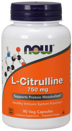 NOW Foods L-Citrulline 750mg 90 vcaps