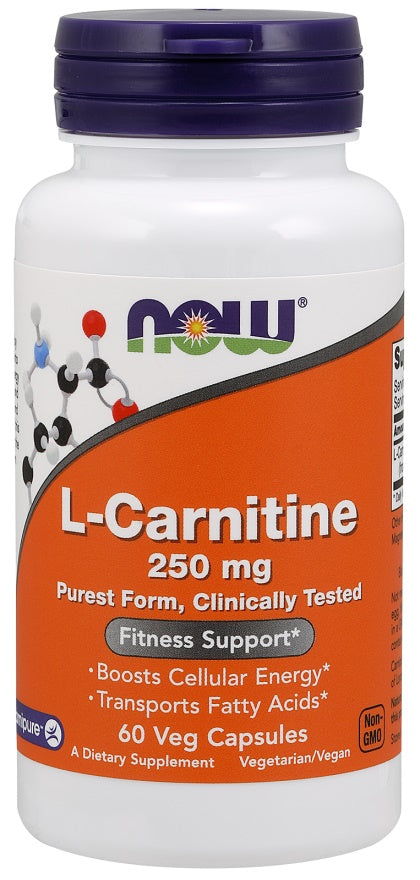 NOW Foods L-Carnitine 250mg 60 vcaps