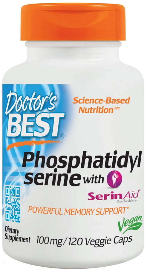 Doctor's Best Phosphatidylserine Serine with SerinAid 100mg 120 vcaps