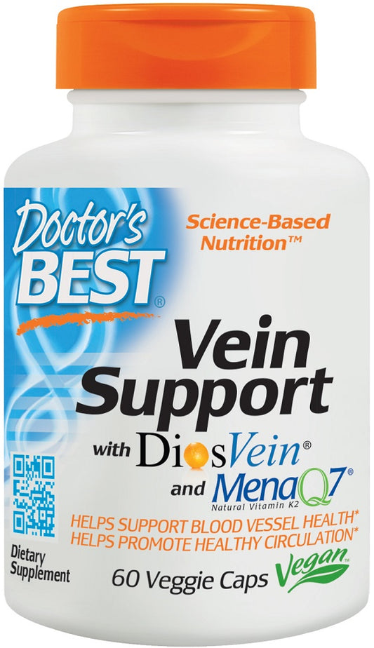 Doctor's Best Vein Support with DiosVein and MenaQ7 60 vcaps