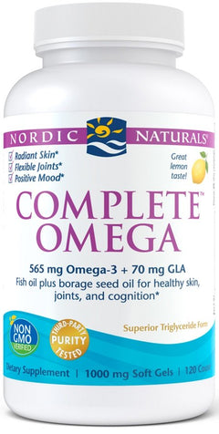 Nordic Naturals Complete Omega 565mg Lemon 120 softgels