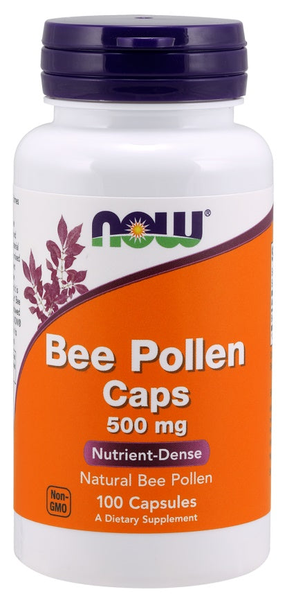 NOW Foods Bee Pollen 500mg 100 caps
