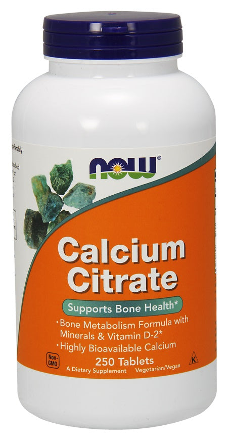 NOW Foods Calcium Citrate with Minerals & Vitamin D-2 250 tabs