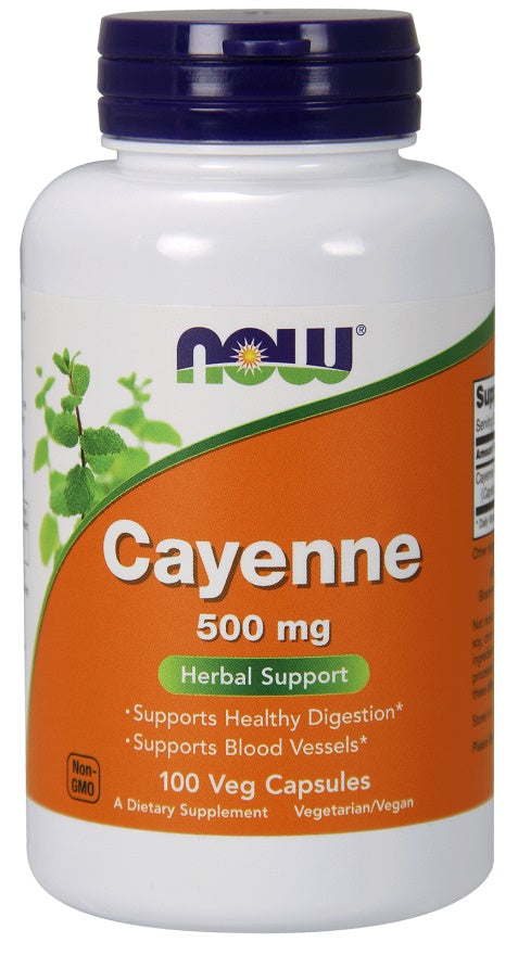 NOW Foods Cayenne 500mg 100 vcaps