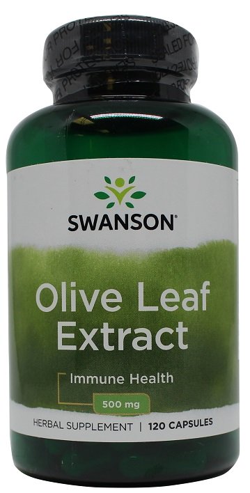 Swanson Olive Leaf Extract 500mg 120 caps