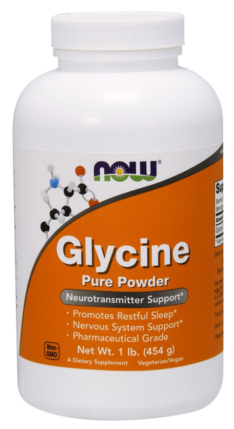 NOW Foods Glycine Pure Powder 454g