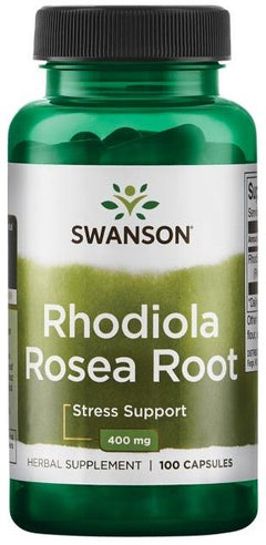 Swanson Rhodiola Rosea Root 400mg 100 caps