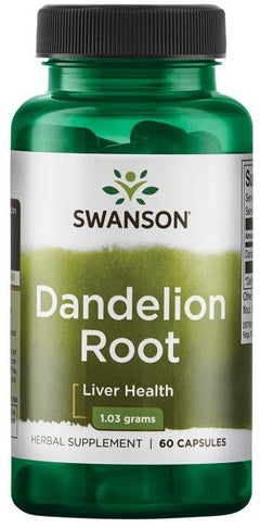 Swanson Dandelion Root 515mg 60 caps
