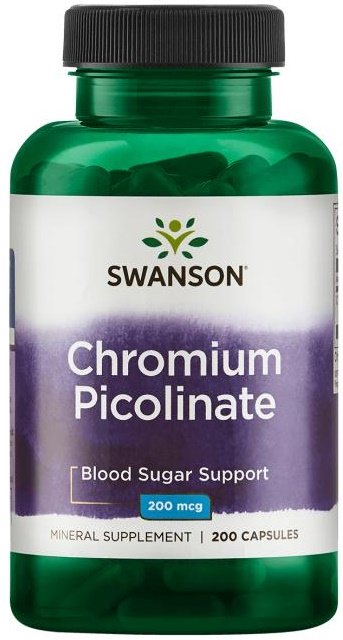 Swanson Chromium Picolinate 200mcg 200 caps