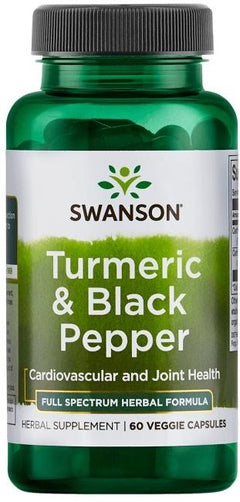 Swanson Turmeric & Black Pepper 60 vcaps