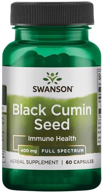 Swanson Black Cumin Seed 400mg 60 caps