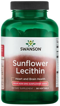 Swanson Sunflower Lecithin 90 softgels