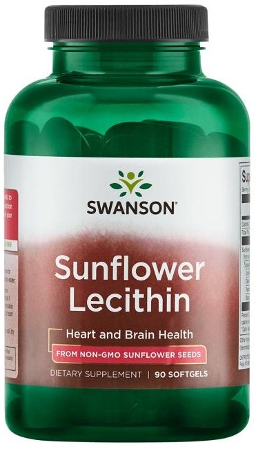 Swanson Sunflower Lecithin 90 softgels