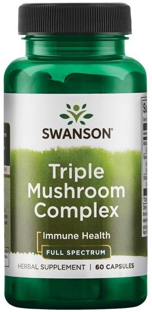 Swanson Triple Mushroom Complex 60 caps