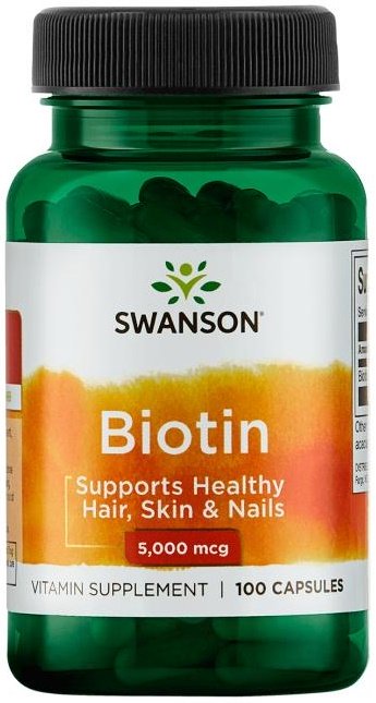 Swanson Biotin 5000mcg 100 caps