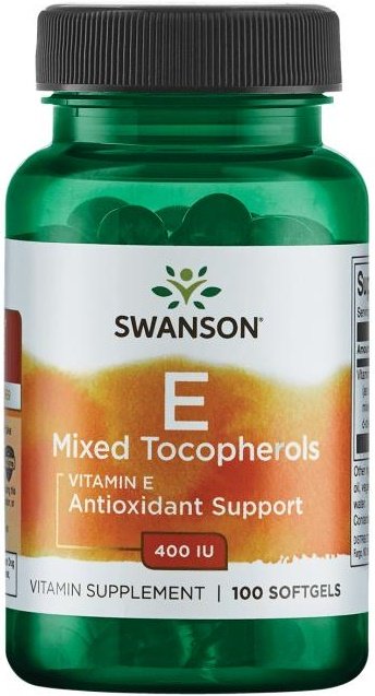 Swanson Vitamin E Mixed Tocopherols 400 IU 100 softgels
