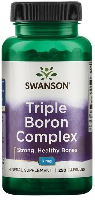 Swanson Triple Boron Complex 3mg 250 caps
