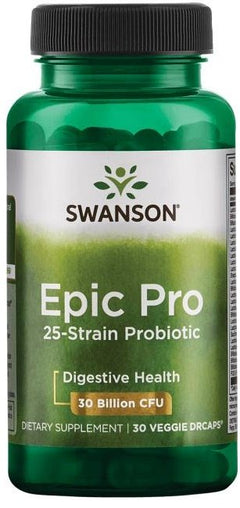 Swanson Epic Pro 25-Strain Probiotic 30 vcaps