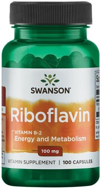 Swanson Riboflavin Vitamin B-2 100mg 100 caps