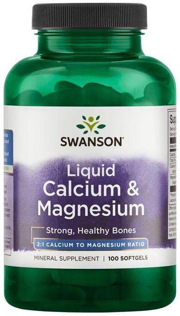 Swanson Liquid Calcium & Magnesium 100 softgels