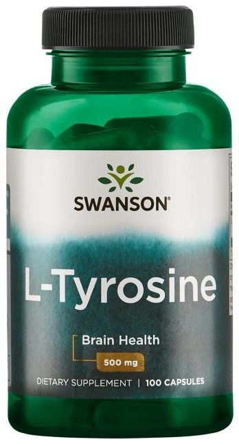 Swanson L-Tyrosine 500mg 100 caps