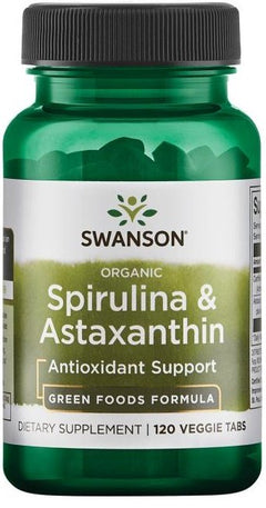Swanson Spirulina & Astaxanthin 120 veggie tablets