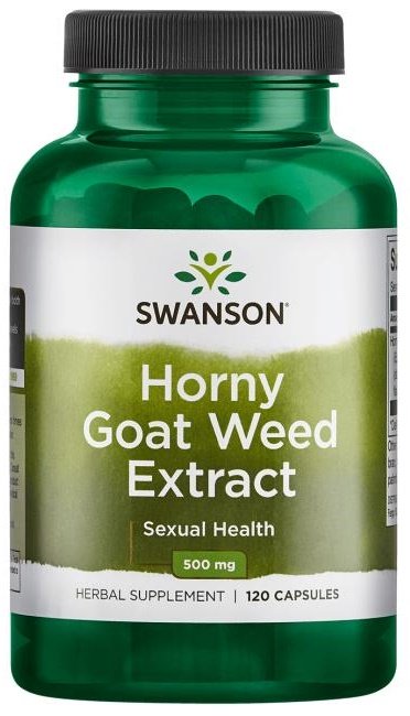 Swanson Horny Goat Weed Extract 500mg 120 caps