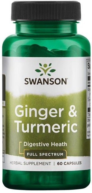 Swanson Ginger & Turmeric 60 caps