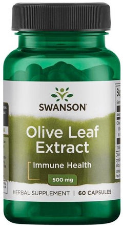 Swanson Olive Leaf Extract 500mg 60 caps