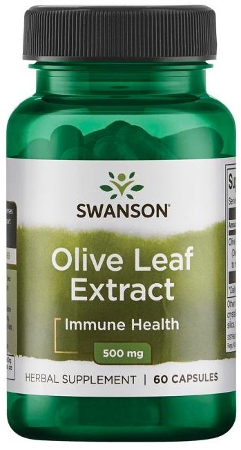 Swanson Olive Leaf Extract 500mg 60 caps