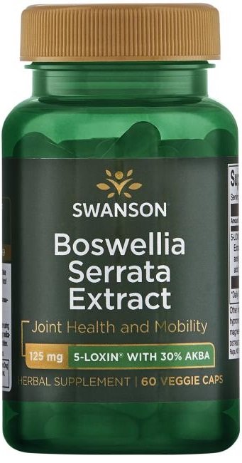 Swanson Boswellia Serrata Extract 125mg 60 vcaps
