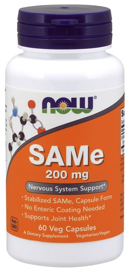 NOW Foods SAMe 200mg 60 vcaps