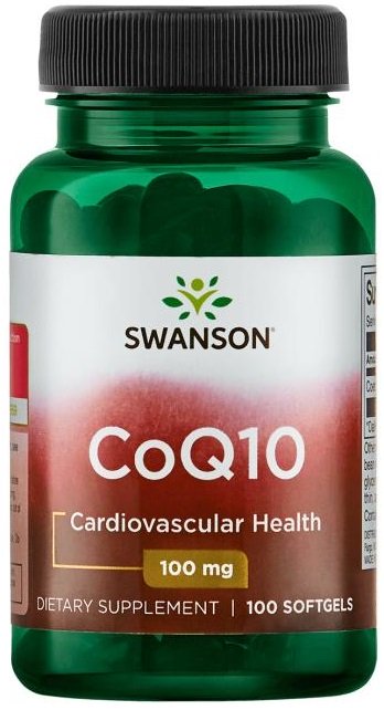 Swanson CoQ10 100mg 100 softgels