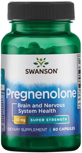 Swanson Pregnenolone 50mg Super-Strength 60 caps