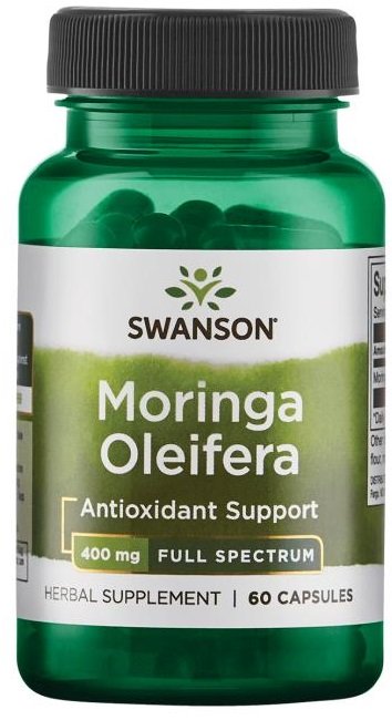Swanson Moringa Oleifera 400mg 60 caps