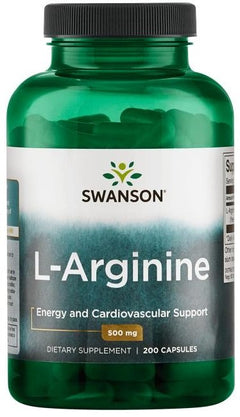 Swanson L-Arginine 500mg 200 caps