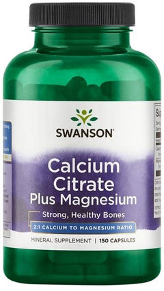 Swanson Calcium Citrate Plus Magnesium 150 caps