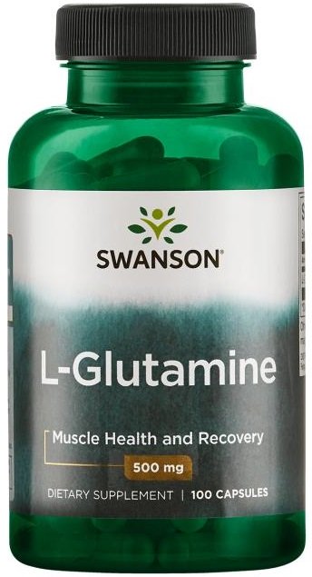 Swanson L-Glutamine 500mg 100 caps
