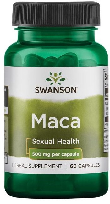 Swanson Maca Extract 500mg 60 caps