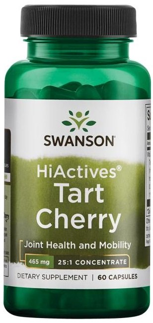 Swanson HiActives Tart Cherry 465mg 60 caps