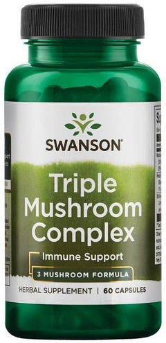 Swanson Triple Mushroom Standardized Complex 60 caps
