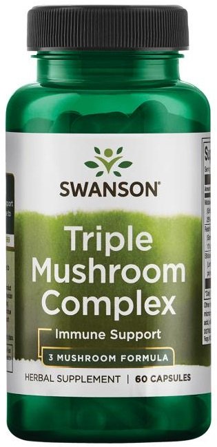 Swanson Triple Mushroom Standardized Complex 60 caps